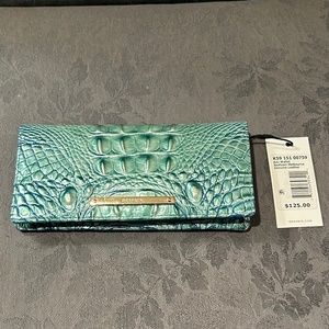 Brahmin Ady Seafoam Melbourne Leather Wallet